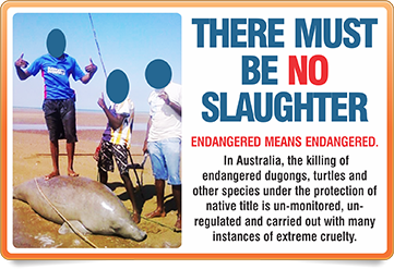 stop dugong slaugher
